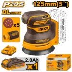 Ingco Cordless random orbit sander 20v - Image 2