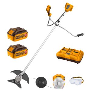 Ingco Lithium-Ion string trimmer and brush cutter 40V(20V+20V)