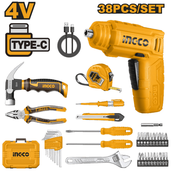 Ingco 38 Pcs tools set – Vicktel Digital Tools