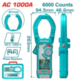 Total Digital AC clamp meter 6000 counts - Image 3
