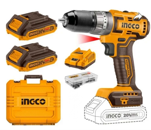 product-jpeg-500x500-1.jpg Ingco Lithium-Ion cordless drill 45Nm 20v - Image 1