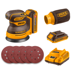 Ingco Cordless random orbit sander 20v